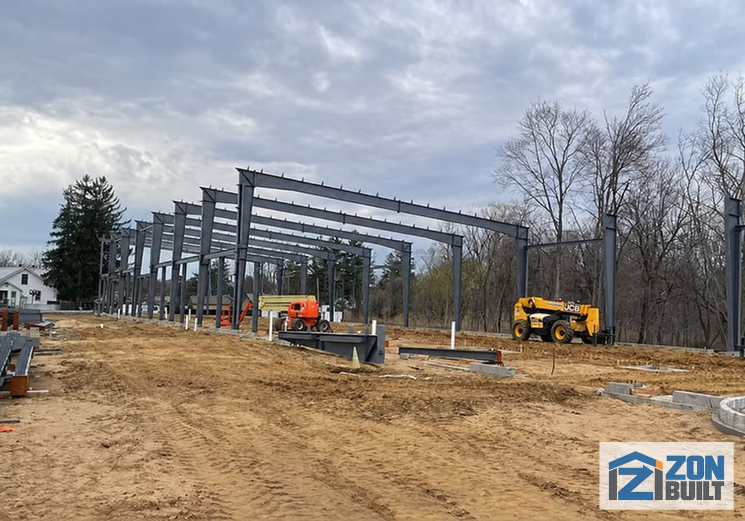 83x20m commercial building constructed in the United States