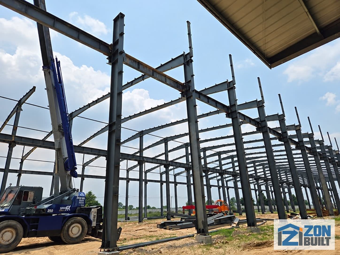 steel construction factory building