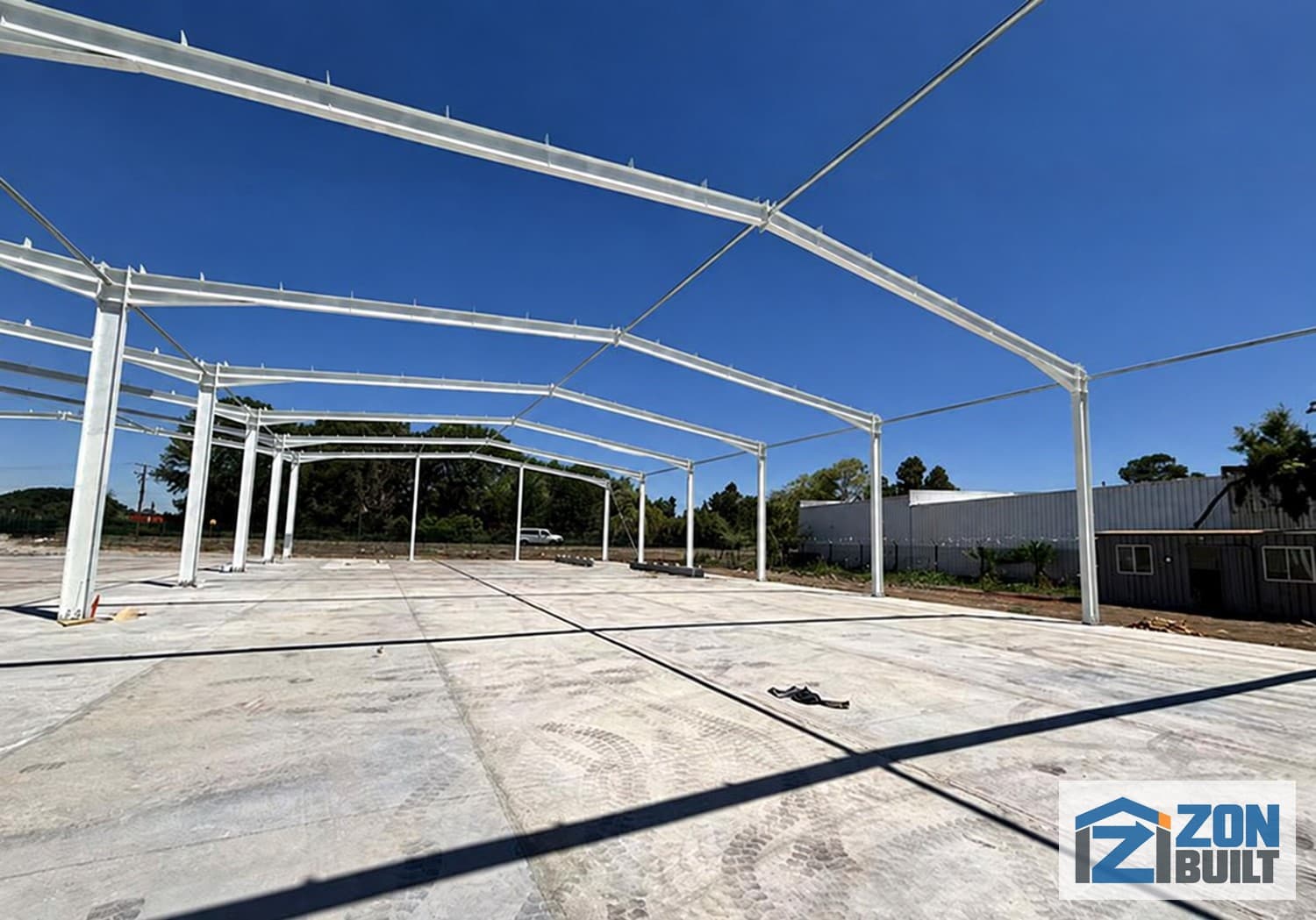 galvanized steel structure warehouse