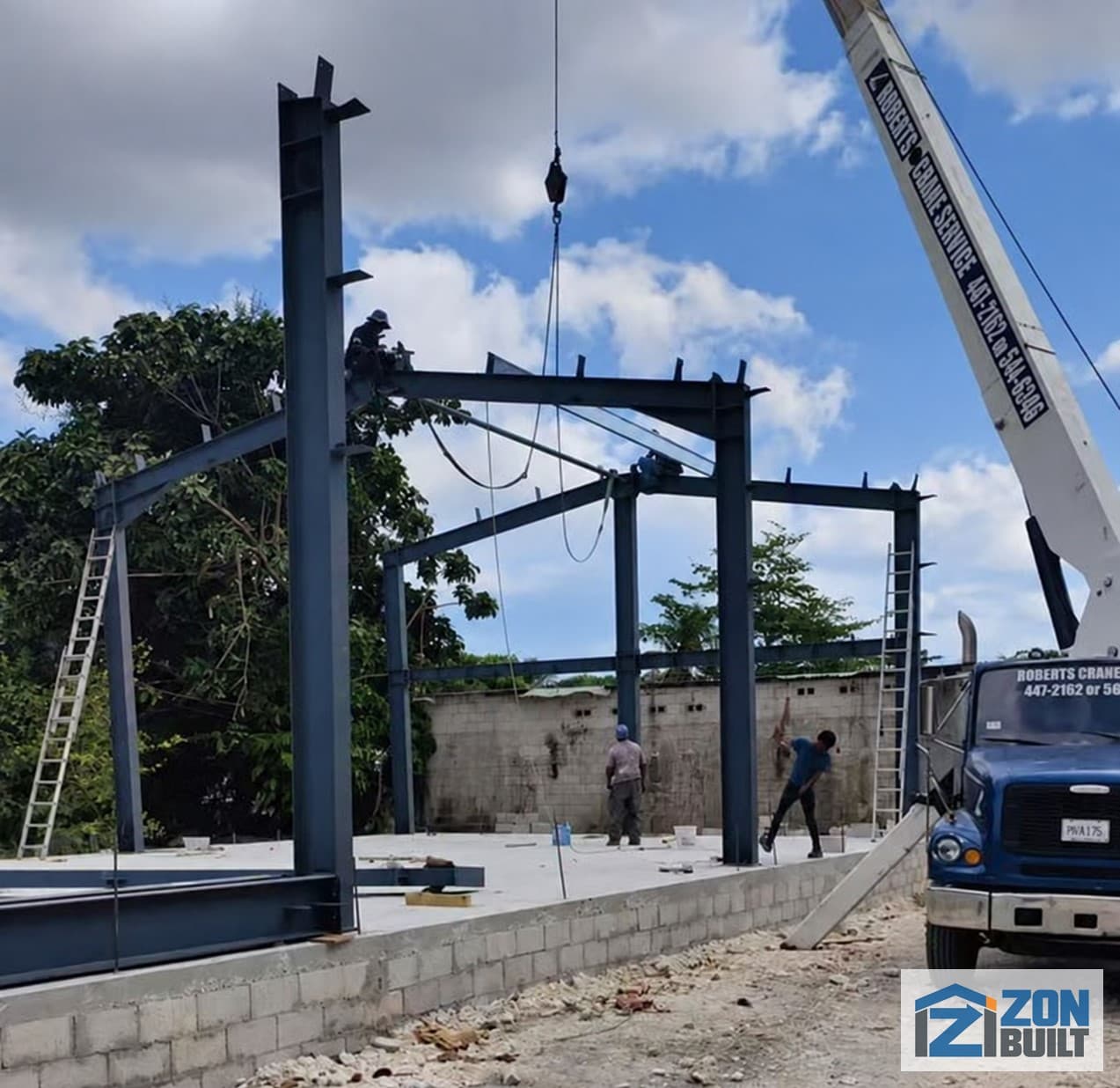 steel structure warehouse construction