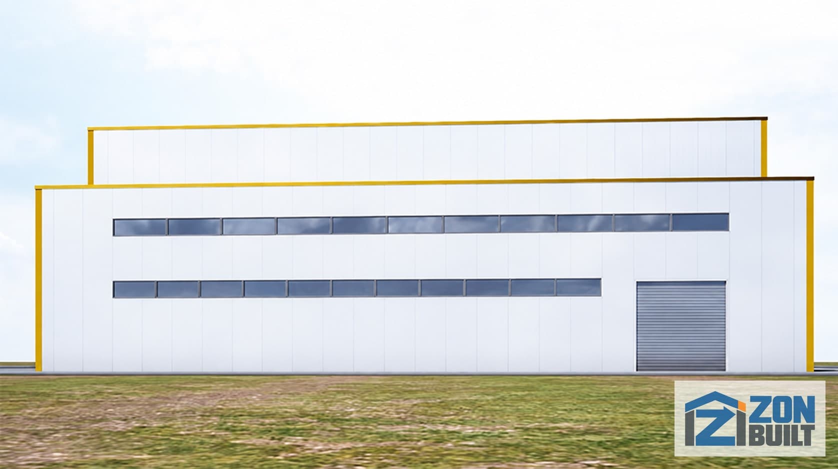 factory building 3D model design